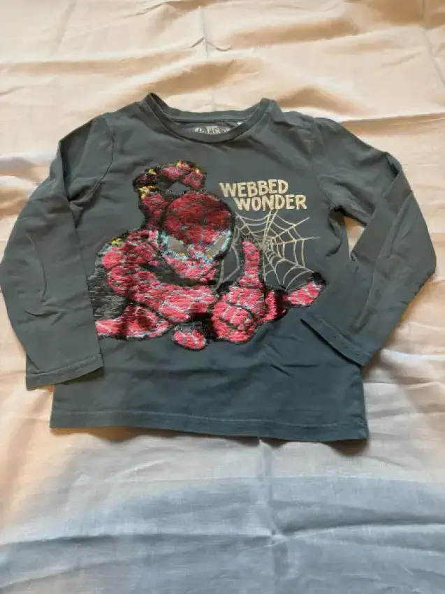 Marvel longsleeve spiderman wendepailletten 104