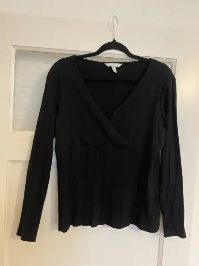 H&M Mama Shirt Schwarz