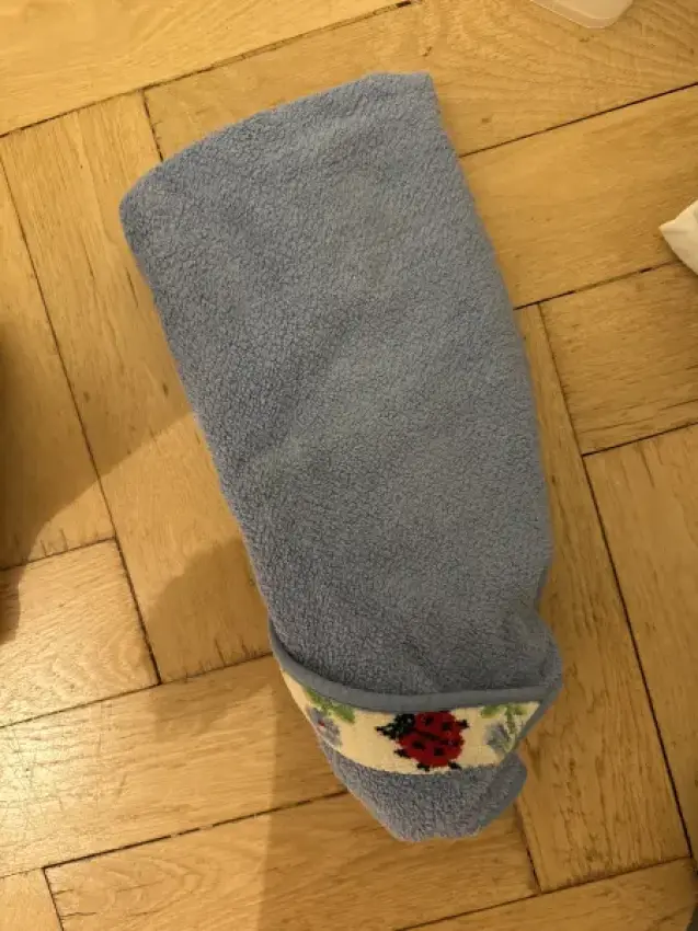 Kinder Dreiecks-Handtuch Blau 