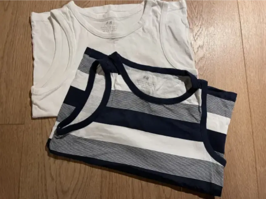 2 H&M Unterhemden 122-128