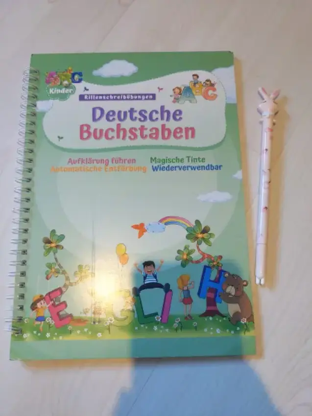 Rillen-Schreibübungsheft