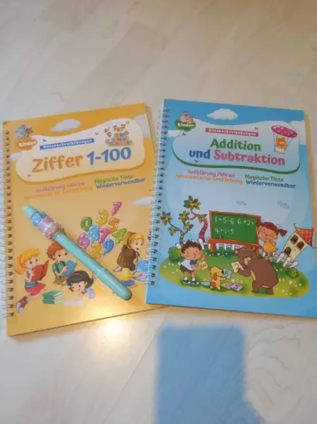 Rillen-Mathe-Schreibübungshefte