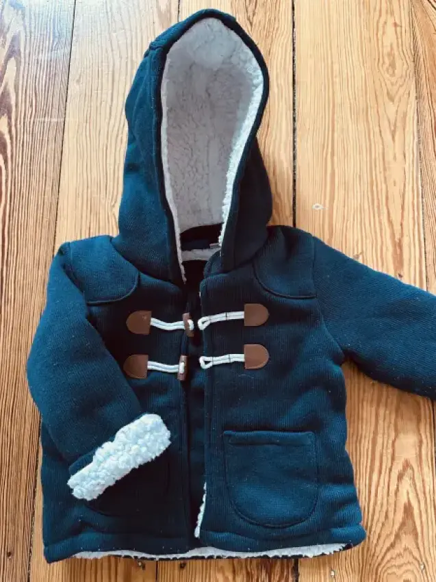 H&M Teddybärfell Dufflecoat Jacke