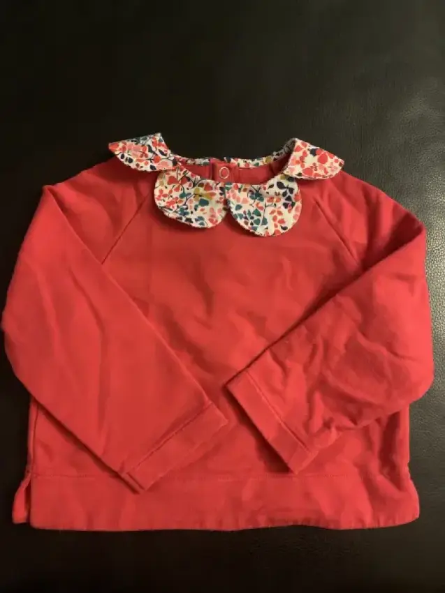 Jacadi Sweatshirt Libertykragen Rot