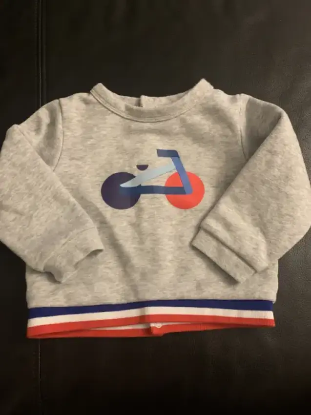 Jacadi Sweatshirt Fahrrad