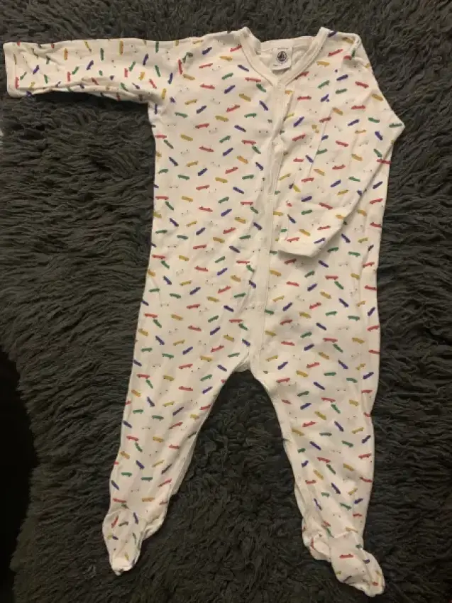 petit bateau Strampler skateboard