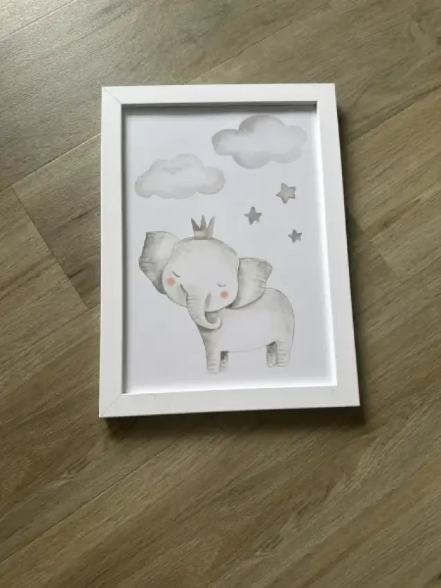 Bild Elefant mit Rahmen 