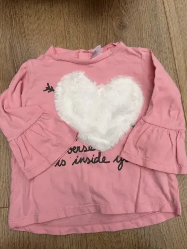 TEX - Longsleeves - rosa - Herz 