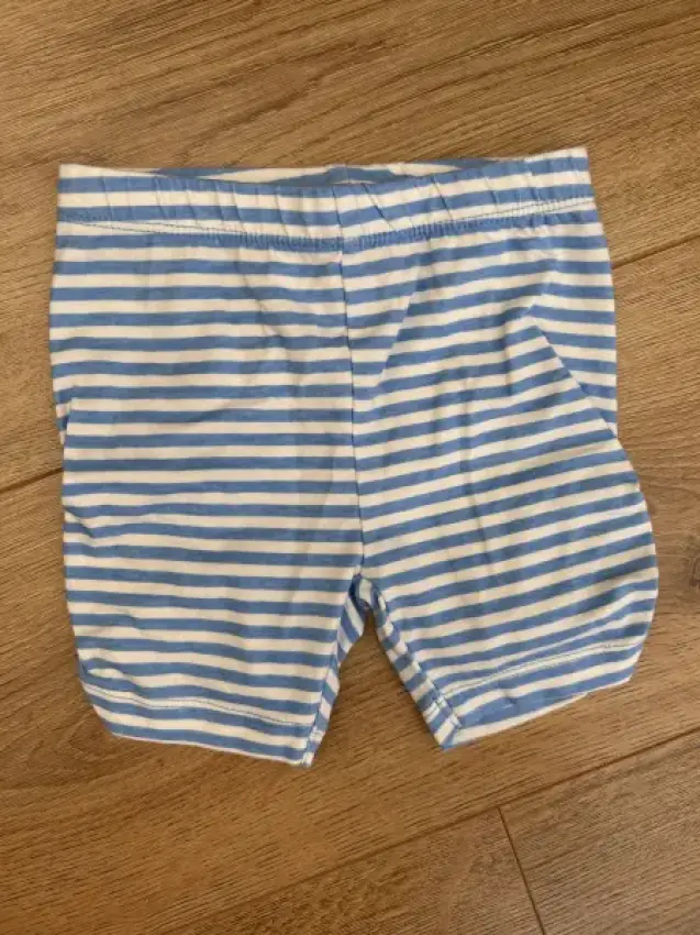 Topomini - kurze Leggins - Blau - gestreift