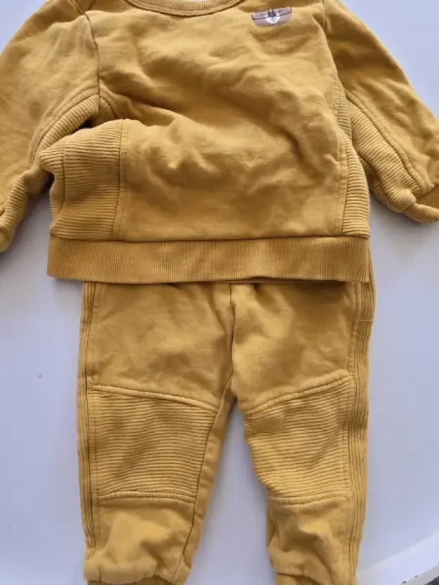 Jogginganzug Biber gelb 86