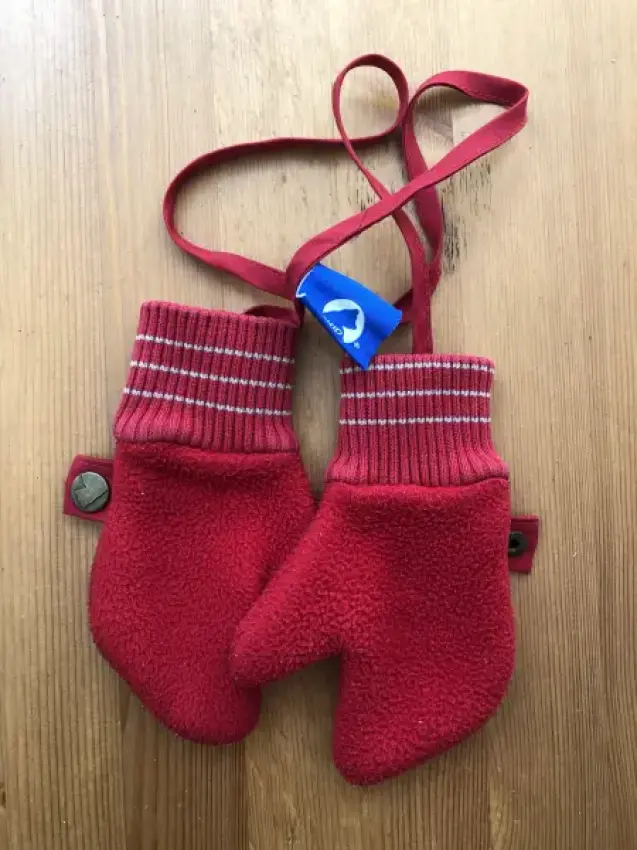 Handschuhe, Finkid Pupu, rot, Gr. XS