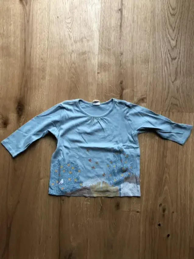 Pullover Alana Bio hellgrün mit Wald Gr. 92