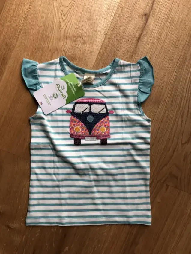 T-Shirt, NEU, Bio, Alnatura, VW-Bus, Gr. 98
