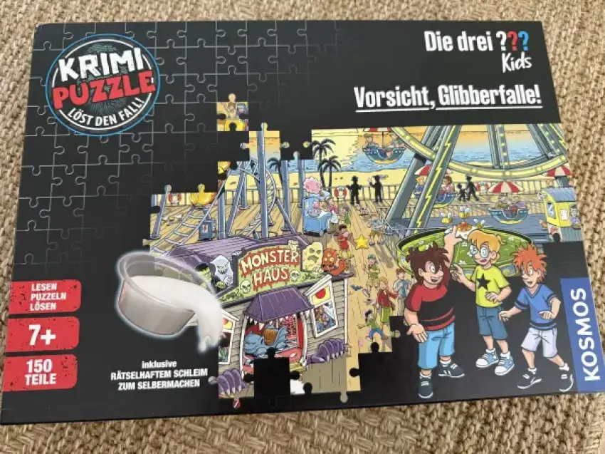Drei ??? Puzzle mit UV Lampe
