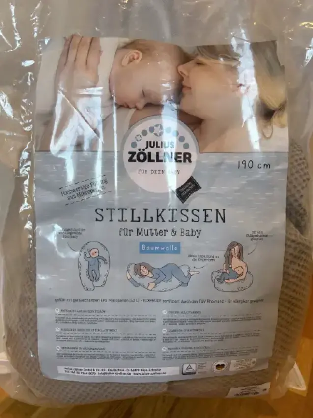 🤱Stillkissen Seitenschläferkissen grau in OVP🍼