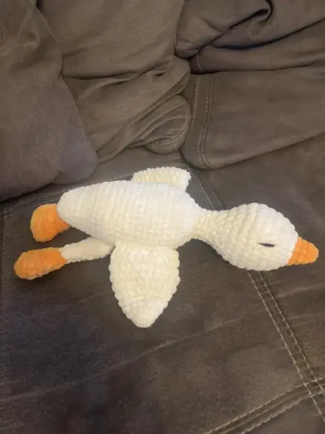 Gans, gestrickt, handmade
