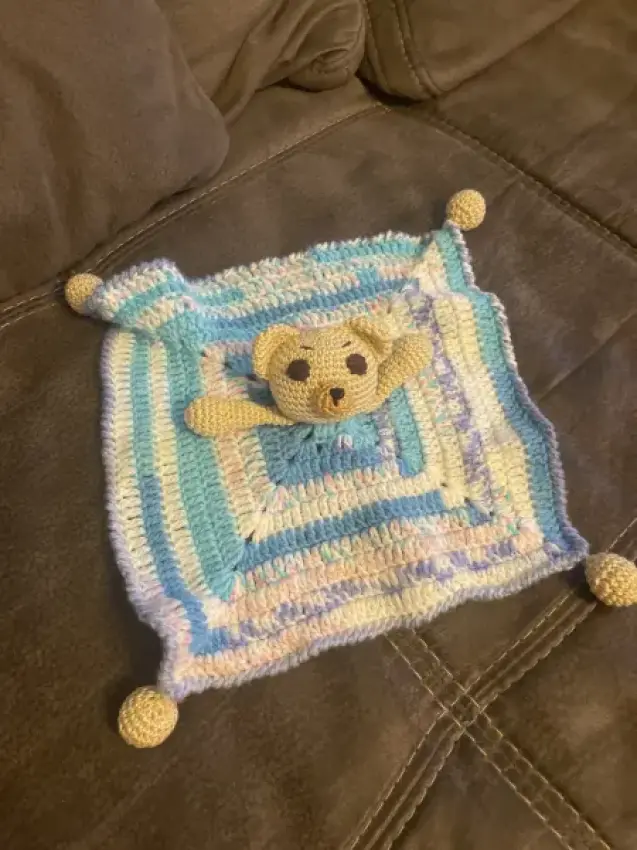 Schnuffeltuch, gestrickt, handmade