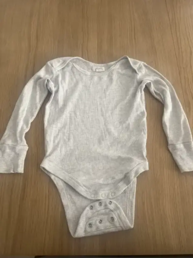 Baby Natural langarm grau