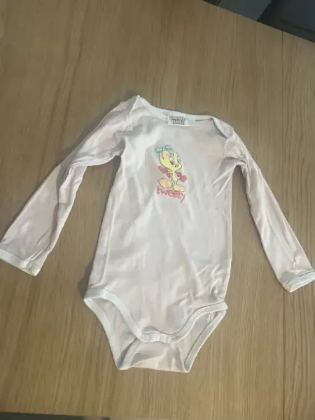 Looney Tunes Tweety langarm rosa