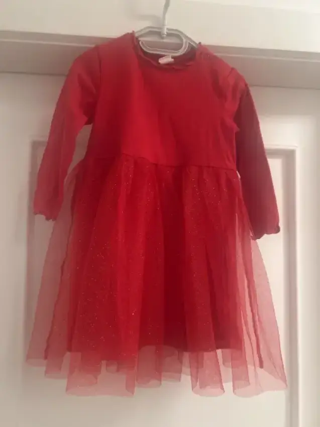 H&M Tüllkkeid rot