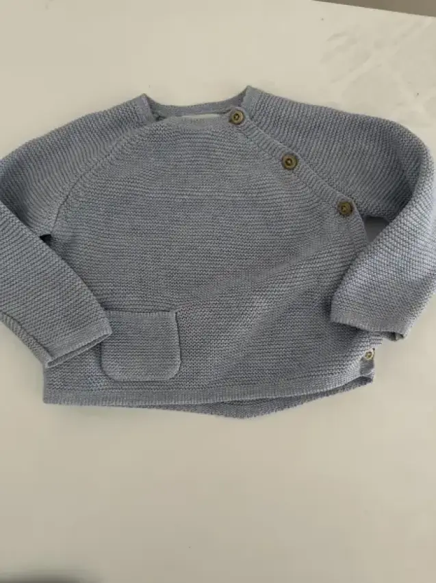 Strickpullover blau zara