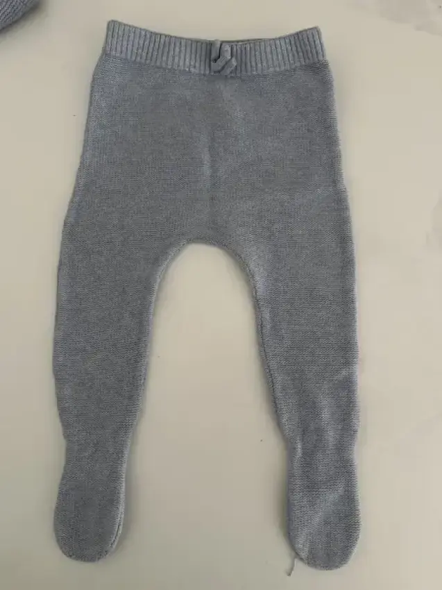 Strickhose blau zara
