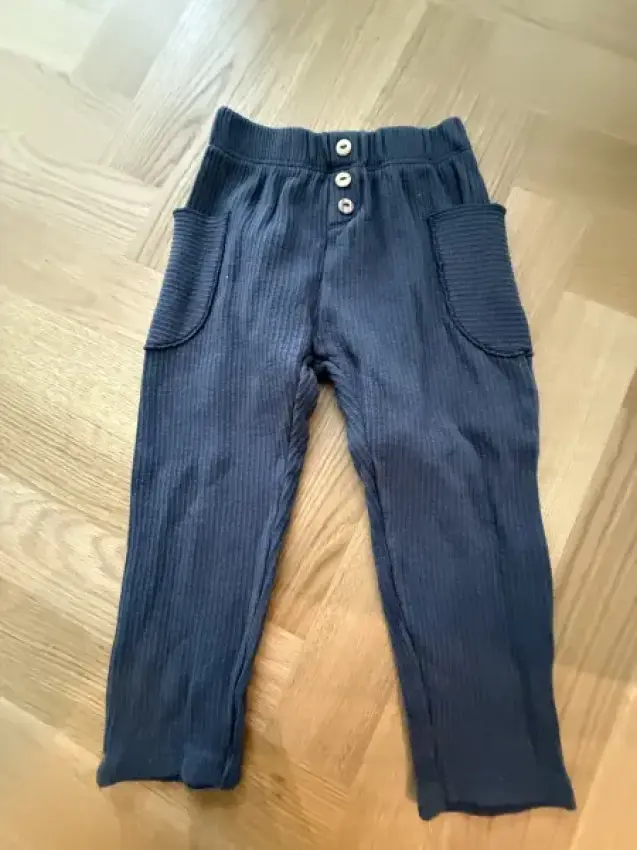 Hose Zara dunkelgrau Struktur