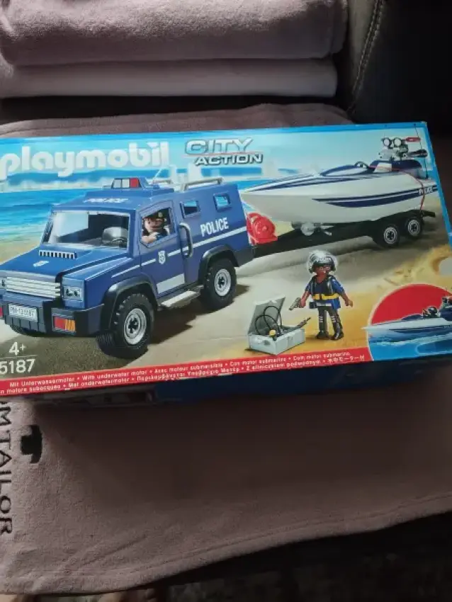Playmobil City Action Polizei und Boot