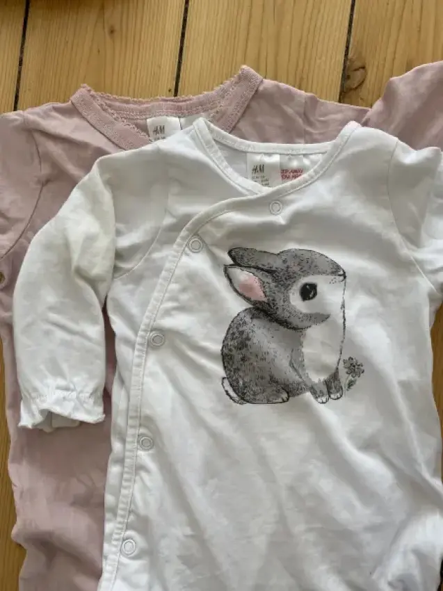 2 Pyjama Hase/Rosa H&M