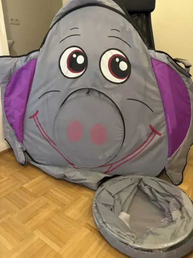 Spiel Zelt + Tunnel Elefant 