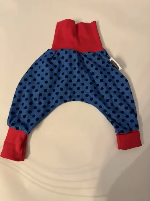 Pumphose jeansoptik punkte 