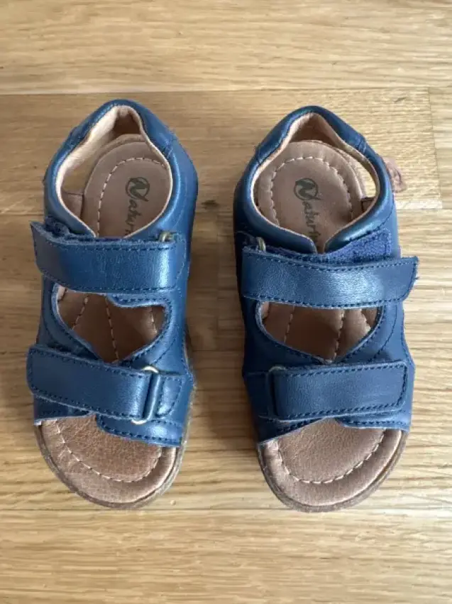 Ledersandalen naturino neu blau