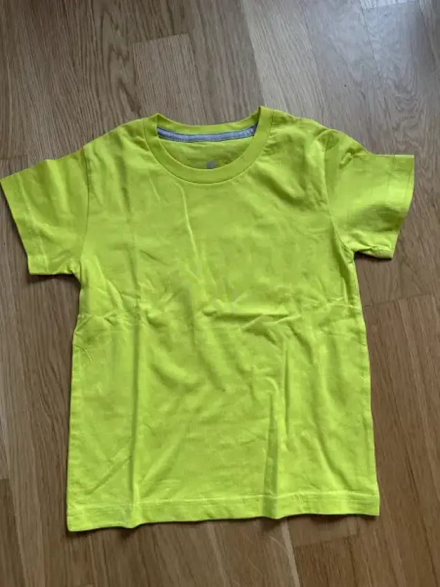 T-Shirt, neongelb neu