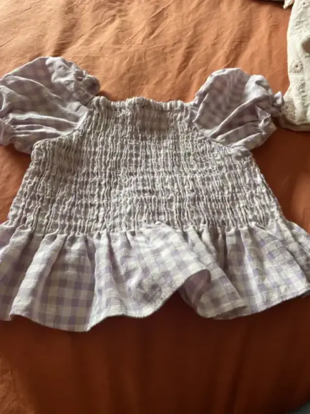 Zara lila Bluse