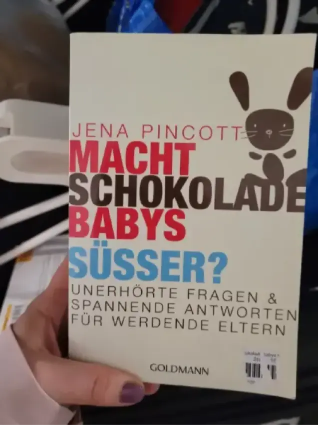 Buch macht Schokolade Baby süßer