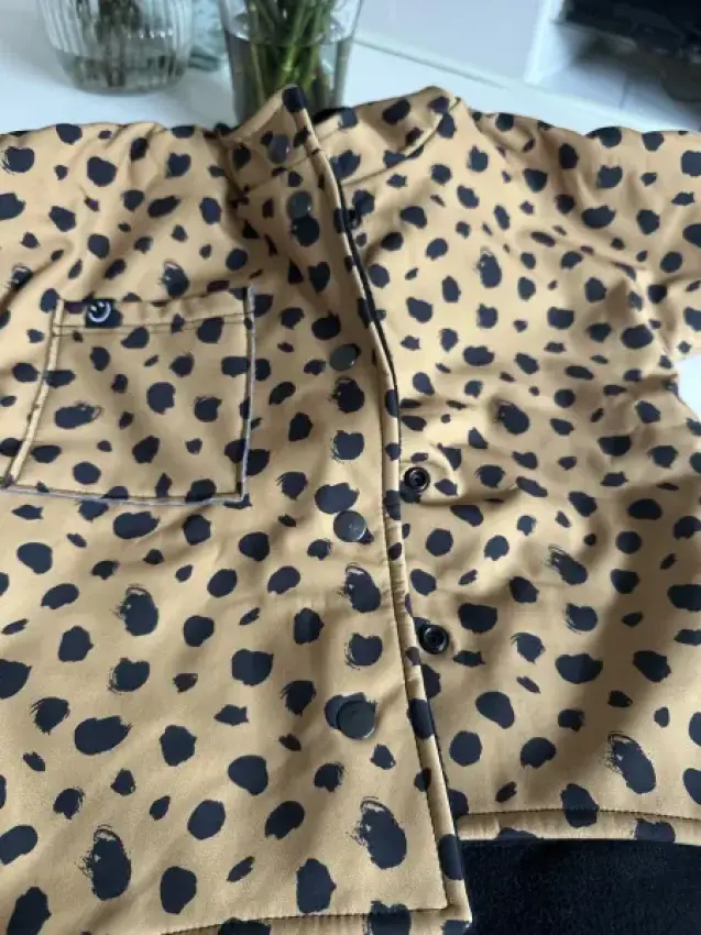 Regenjacke Leopard Handmade