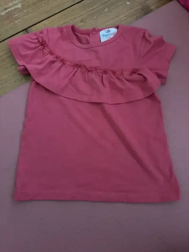 Tshirt mit Rüsche Topolino