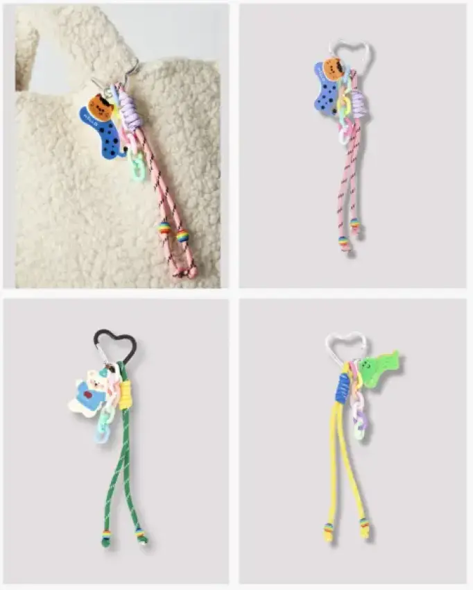 Bag Charm Color Pop, rosa