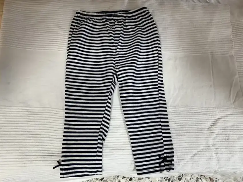 Leggings blau/weiß gestreift