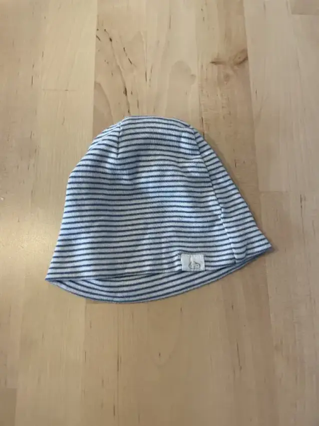 Mütze H&M blau weiß gestreift