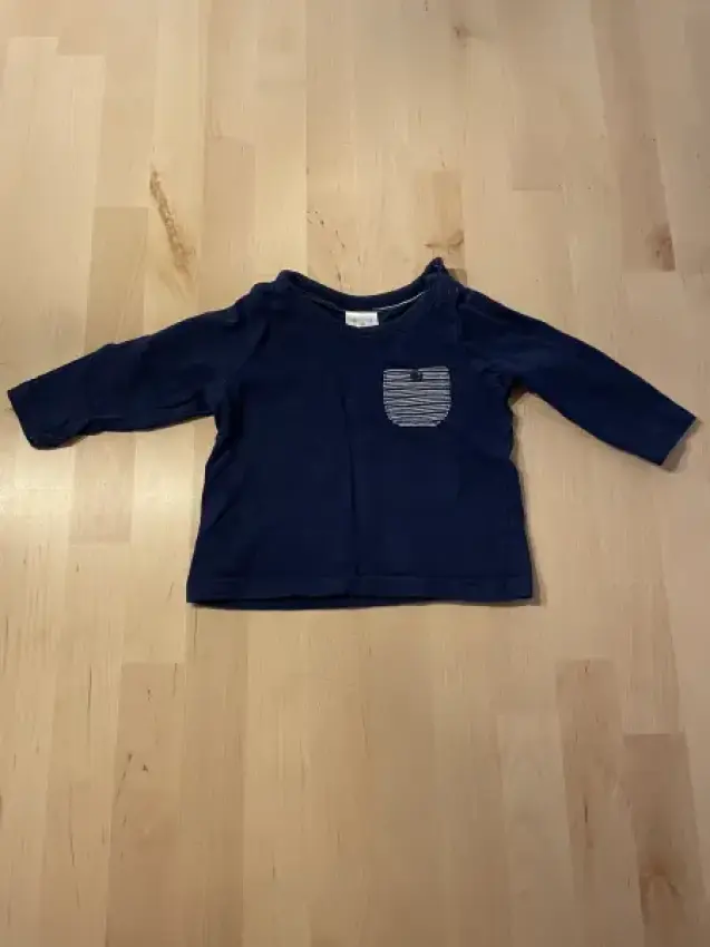 Shirt blau, Pusblu, 62