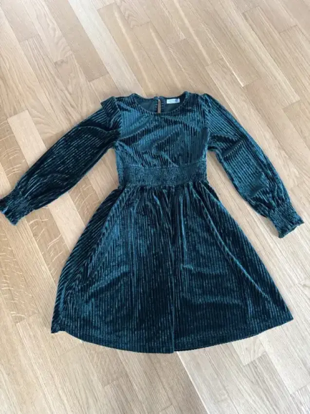 Samtkleid grün