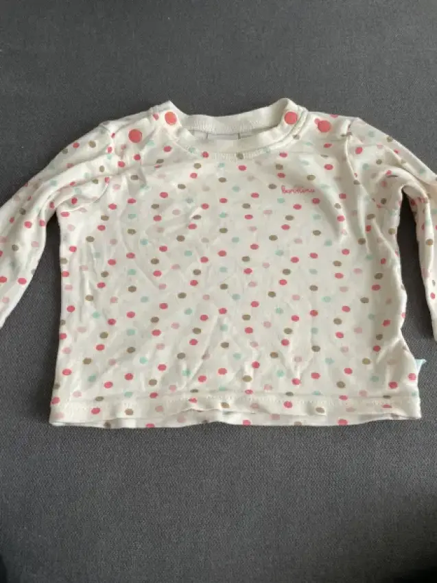 Shirt bunt gepunktet 62/68