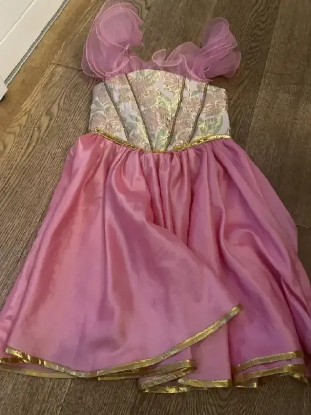 Prinzessin Kleid pink Gold
