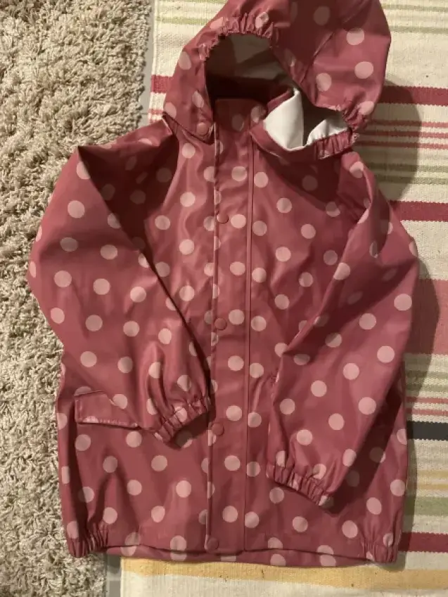 Regenjacke H&M rosa Dots