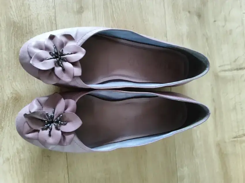 Tamaris Leder Ballerina rosa