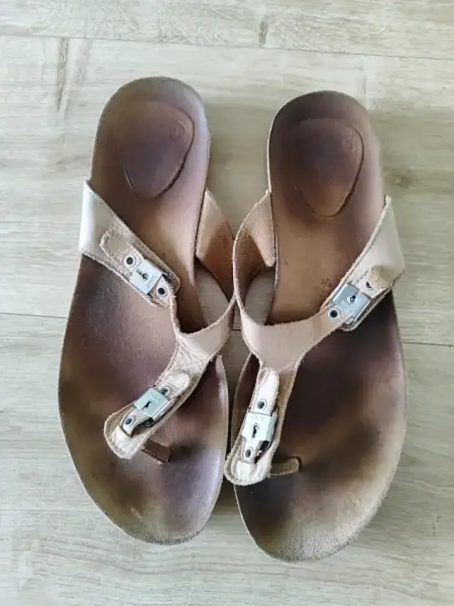 Scholl Sandalen beige