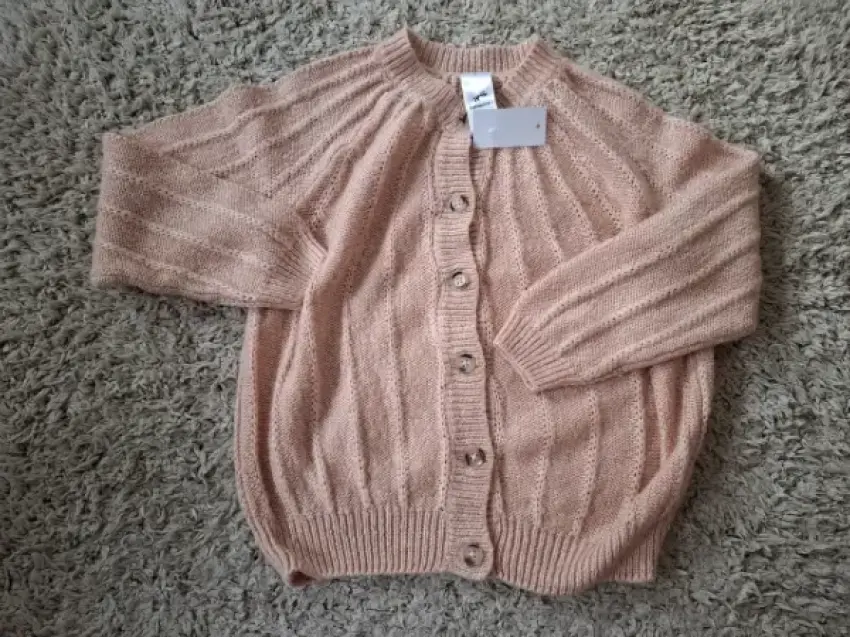 Strickjacke 134 rose Glitzer