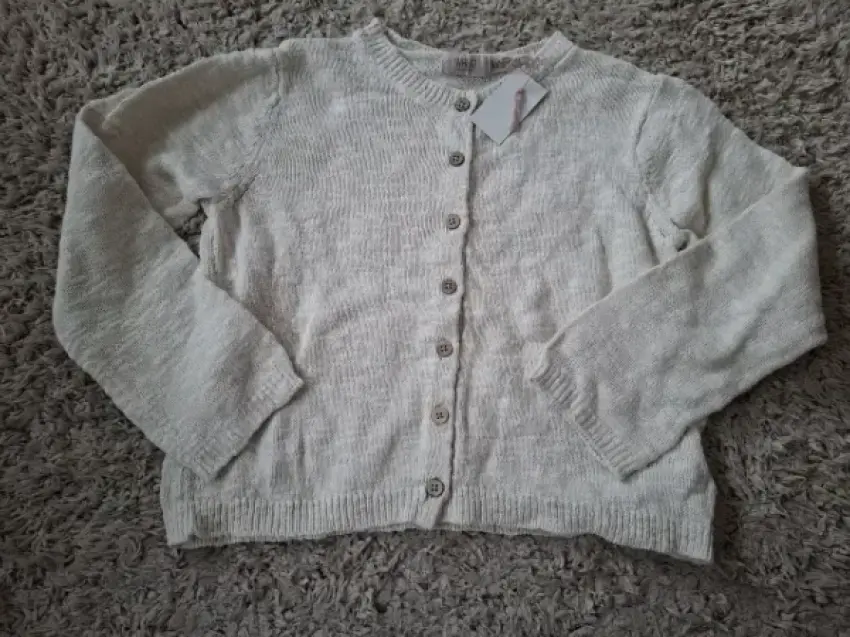 Wheat Strickjacke 128 kurz creme