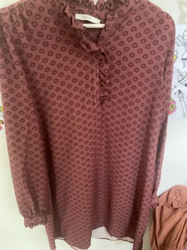 Sissy Boy (NL) Paisley Kleid Beerentöne